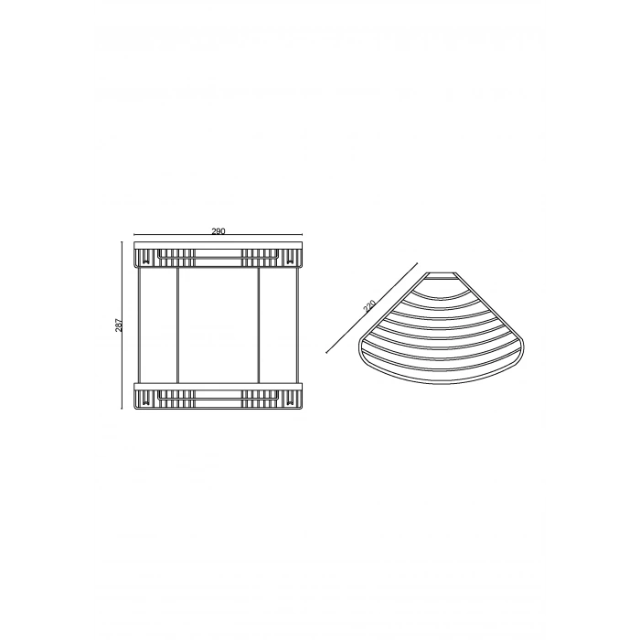 25-178 - DESTİNA İKİLİ SÜNGERLİK 22*22 CM KROM