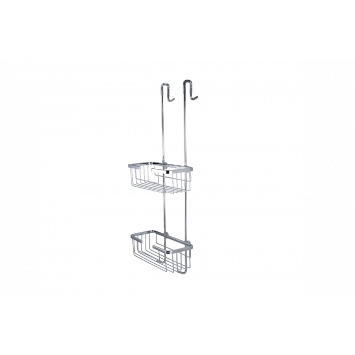 25-324 Dikdörtgen İkili Şampuanlık Askılı