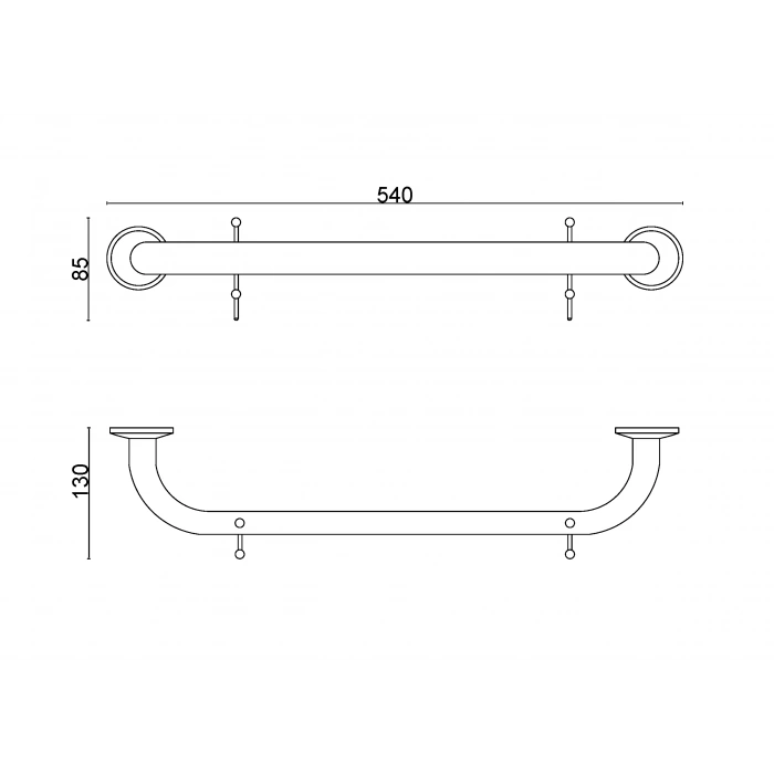 30-010 - UZUN HAVLULUK 50 cm ÇİFT KANCALI