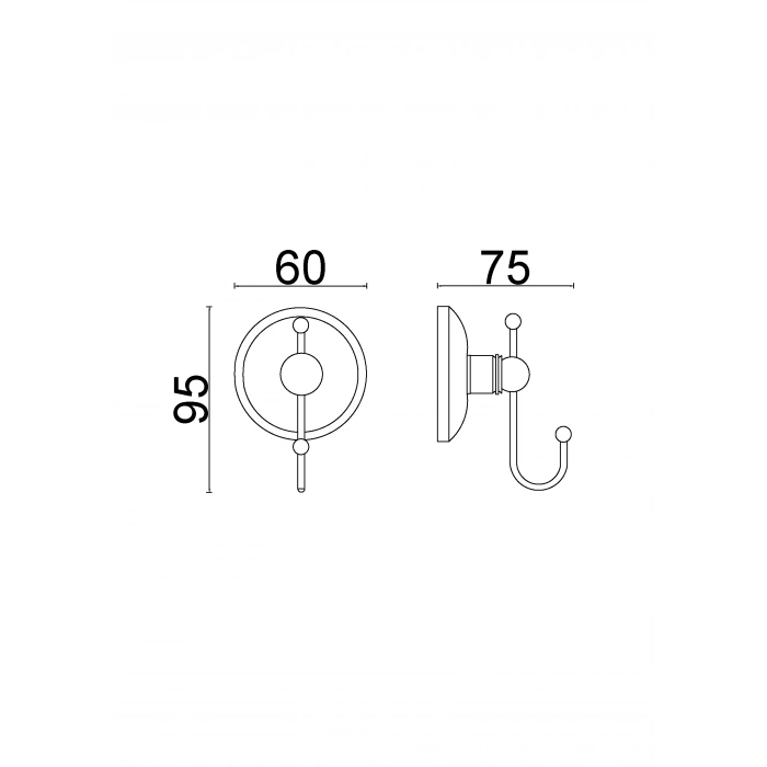 40-013 - CINTRE SIMPLE AVEC SORTIE