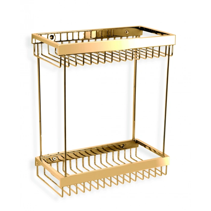 KU10-034 - LAMA SERİSİ ŞAMPUANLIK İKİLİ KROM 12X25