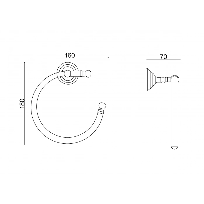 OT10-008 Ottoman Yuvarlak Havluluk