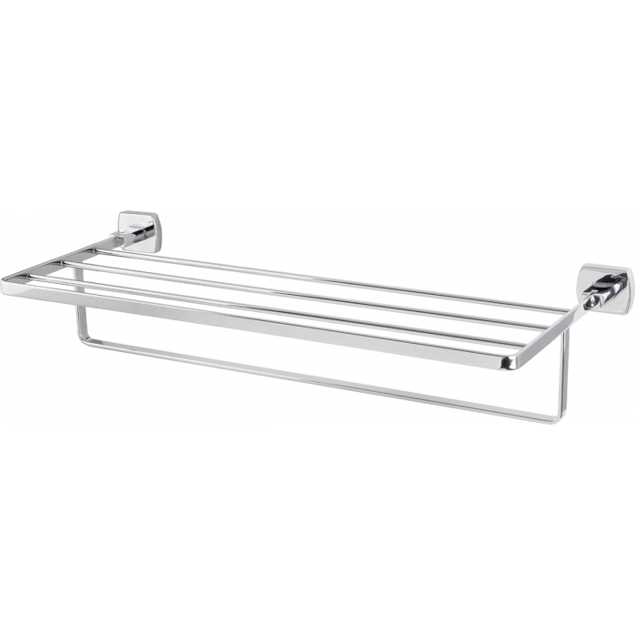 MLN10-021 - ÉTAGÈRE PORTE-SERVIETTES 50 CM CHROME