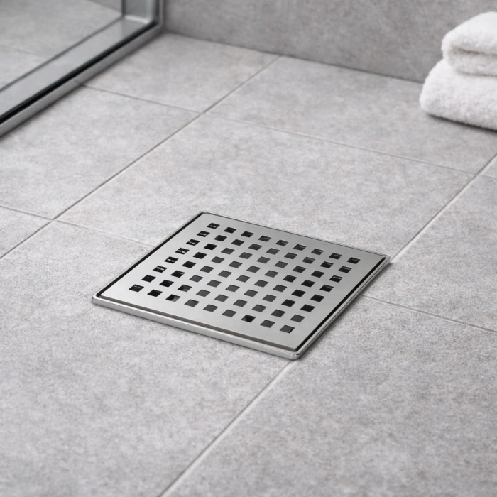 71-307- CORPS EN PLASTIQUE 15X15 CM ROUILLE. PIÈGE À ODEURS AVEC VANNE AQUEUSE Q50