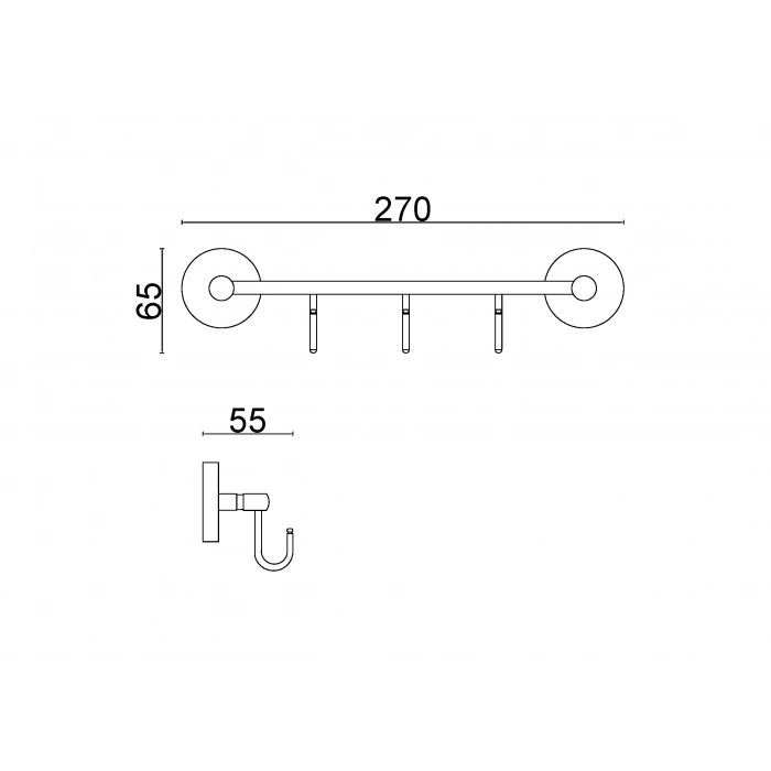 KR10-009 - KARACA ÜÇLÜ ASKILIK