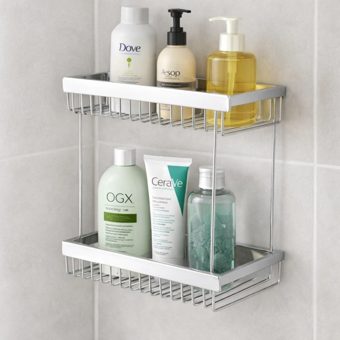 KU10-034 - DISTRIBUTEUR DE SHAMPOING SÉRIE LAMA DOUBLE CHROME 12X25