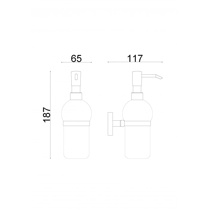 D10-014 - DİLEK MONTAJLI SIVI SABUNLUK