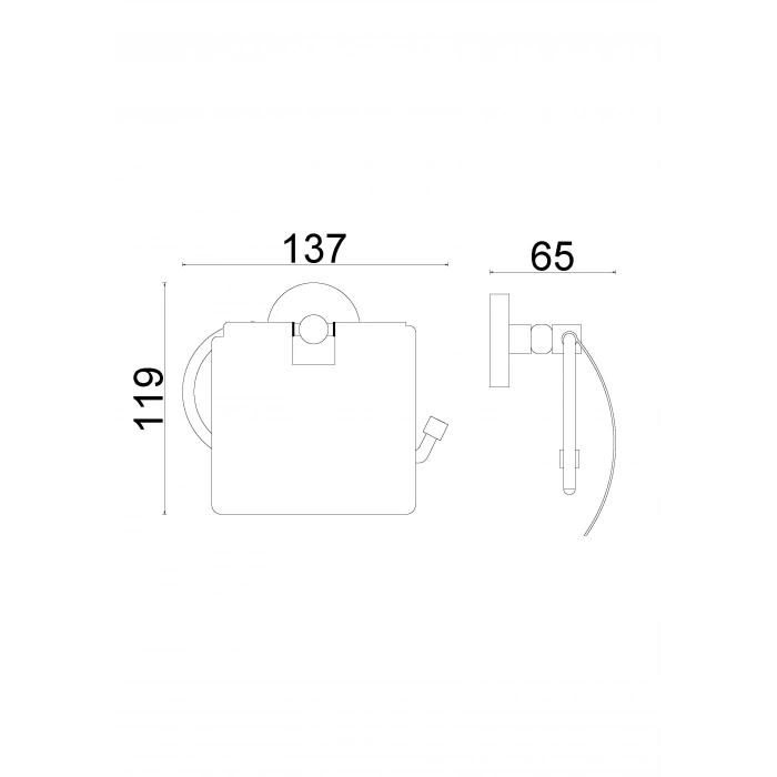 D10-042 - PORTE-PAPIER À COUVERTURE LARGE