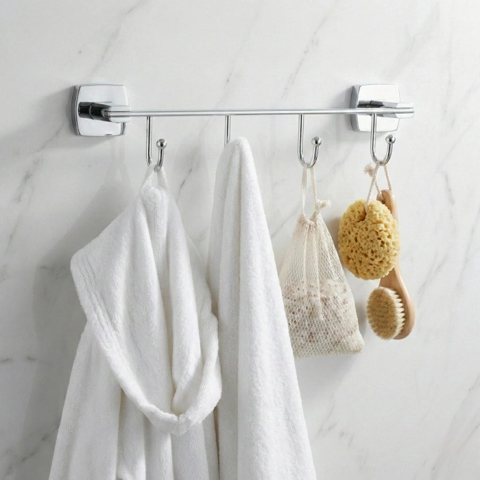 MLN10-013 - PAQUET DE 4 CINTRES CHROME