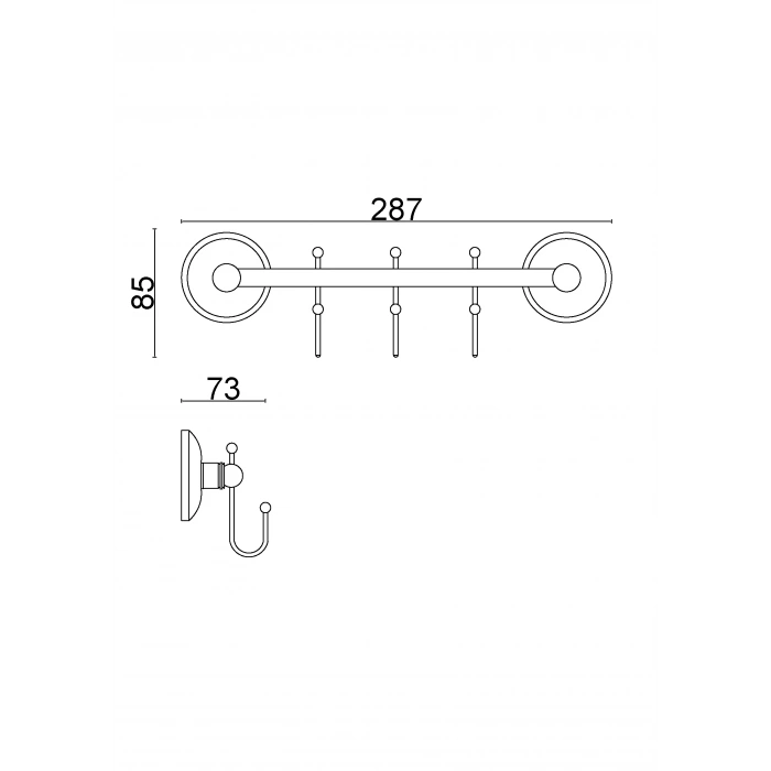 40-029 - ÇIKMALI KANCA ASKILK 3 LÜ