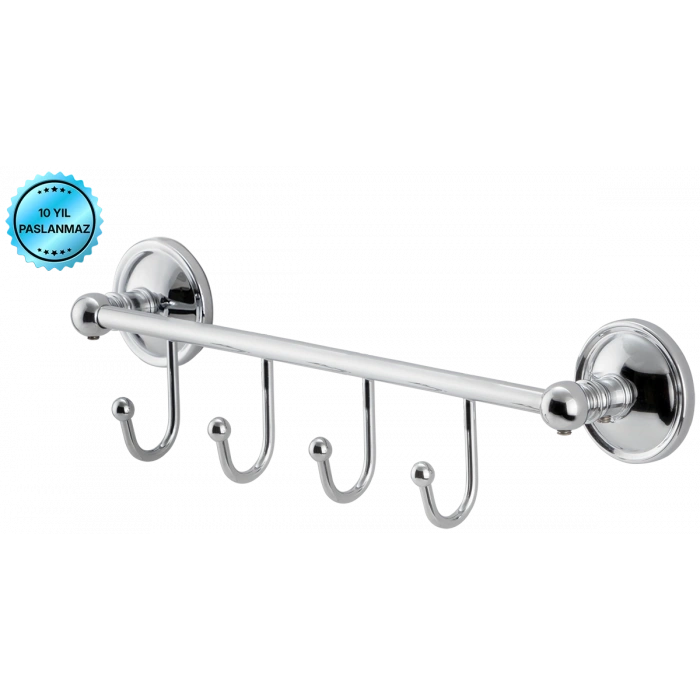 40-030 Çıkmalı Kanca Askılık Dörtlü