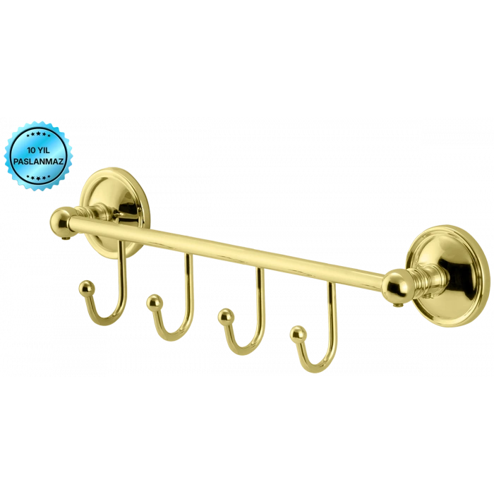 40-030 Çıkmalı Kanca Askılık Dörtlü