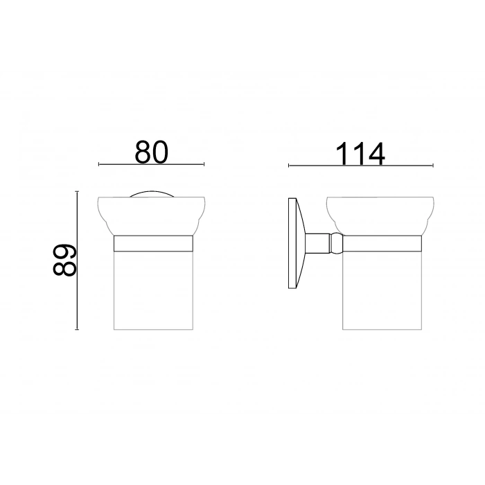 BS10-004 - PORTE-BROSSE À DENTS BELLA