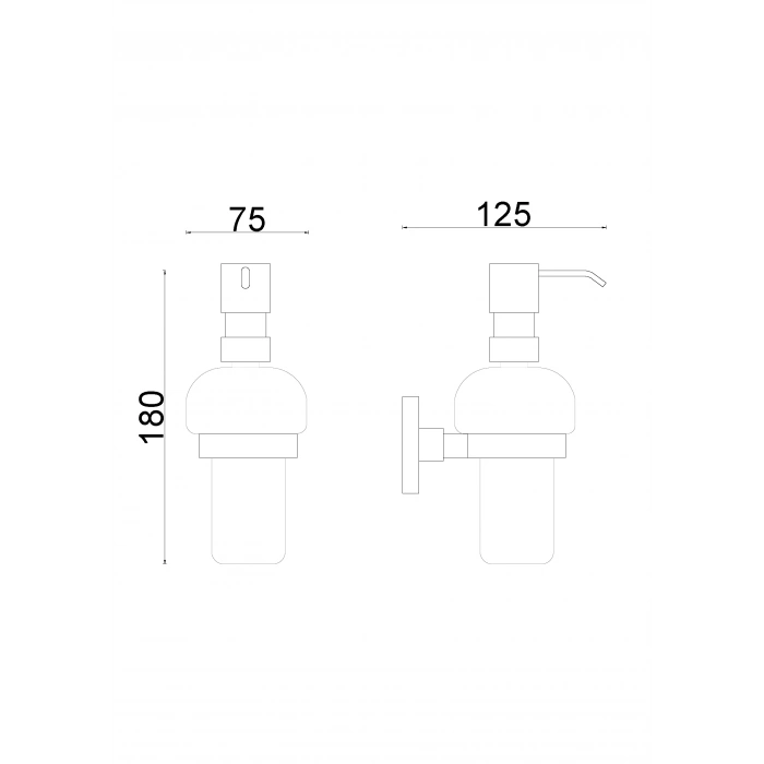 FL10-027 - MONTAJLI SIVI SABUNLUK KROM