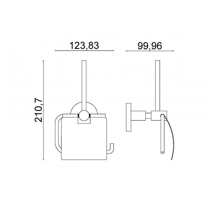 FL10-039 - PORTE-PAPİER DE COUVERTURE DE RECHANGE