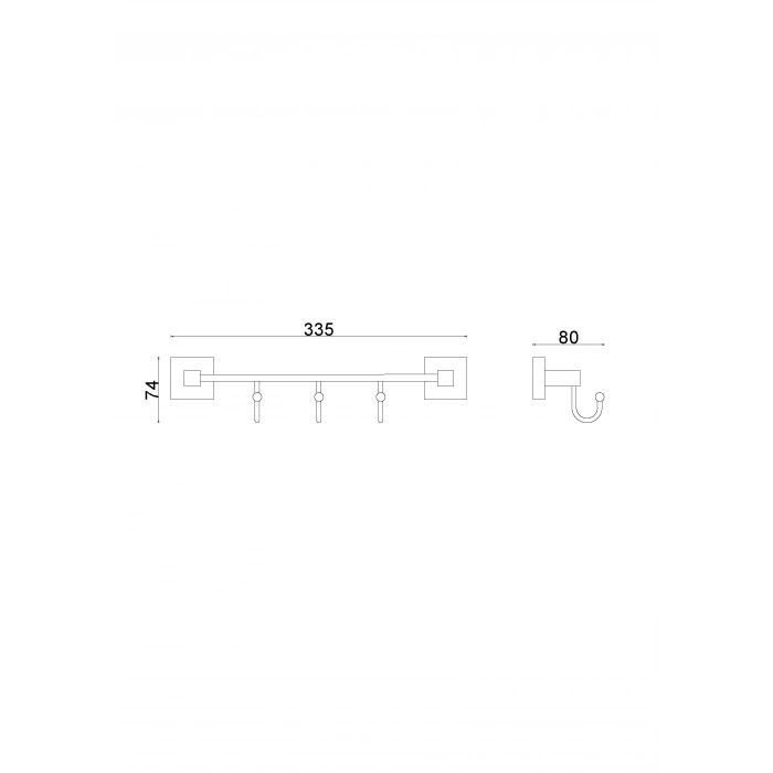 TMY10-011 - CINTRE 3 PLACES