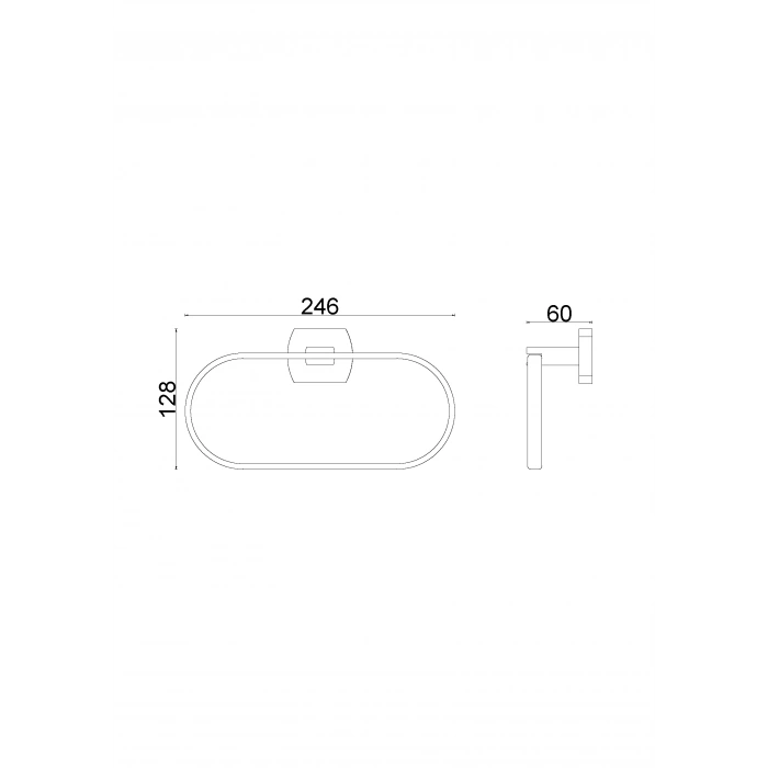 MLN10-008 PORTE-SERVİETTES OVALE