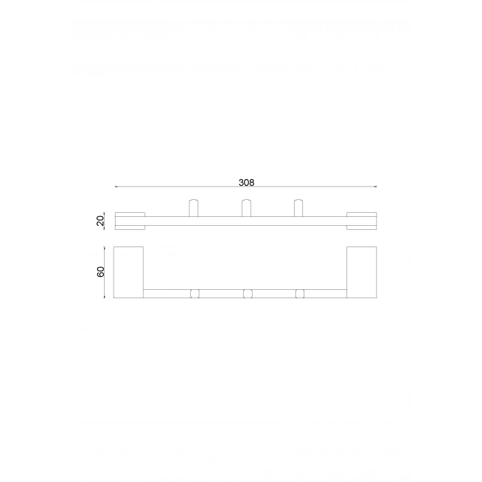 TS10-009 - 3 LÜ ASKILIK KROM