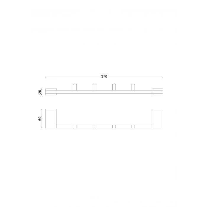 TS10-010 - PAQUET DE 4 CINTRES CHROME