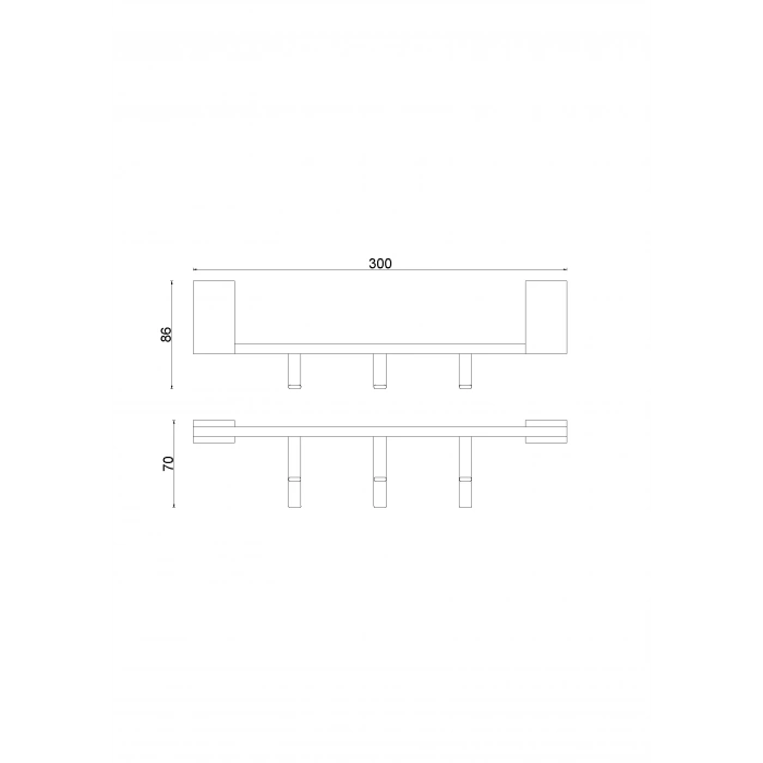 TS10-050 Titanik Üçlü Askılık