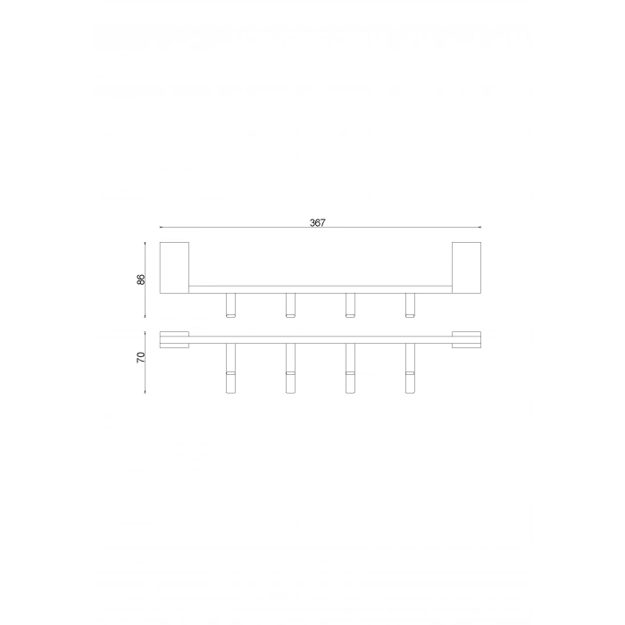 TS10-051 Titanik Dörtlü Askılık