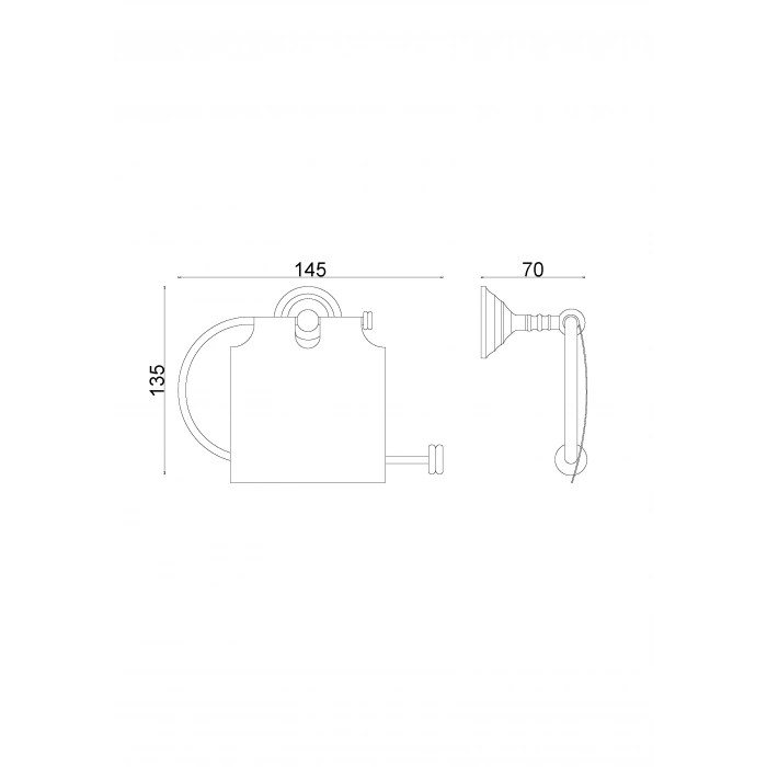 OT10-029 Ottoman Jule Kapaklı Kağıtlık