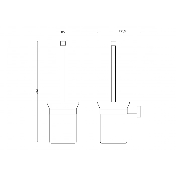 KE10-019 - KLOZET FIRÇALIK