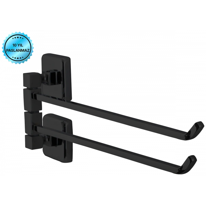 KU10-014 - PORTE-SERVIETTES PIVOTANT 2 PIÈCES CHROME