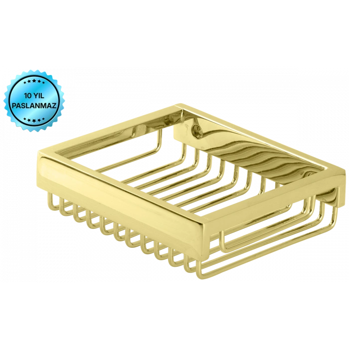 KU10-032 - LAMA SERİSİ SABUNLUK KROM 10X12