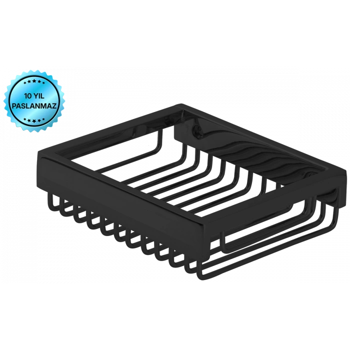 KU10-032 - LAMA SERİSİ SABUNLUK KROM 10X12