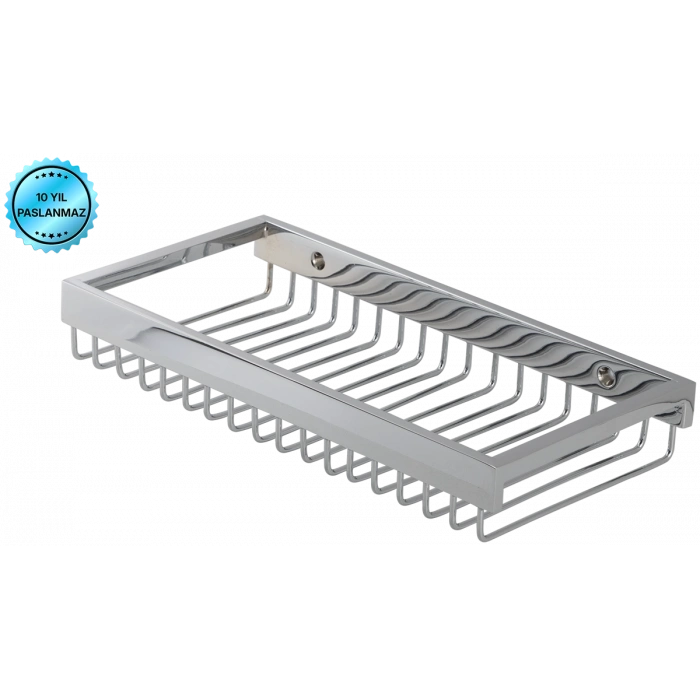 KU10-033 - LAMA SERİSİ ŞAMPUANLIK TEKLİ KROM 12X25