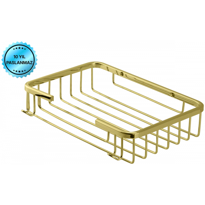 25-021 - TACİ TEKLİ KARE ŞAMPUANLIK 22*15 CM