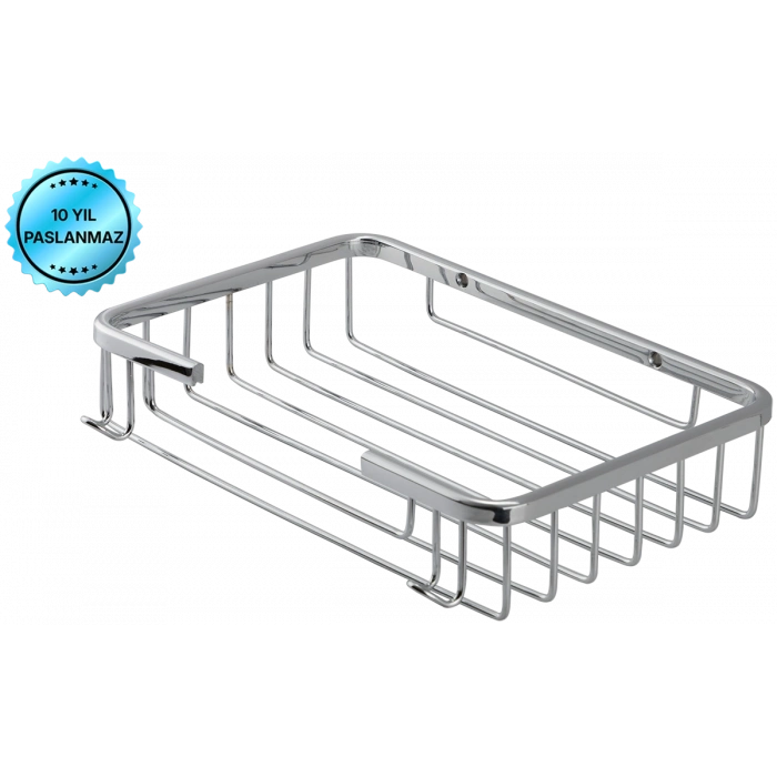 25-021 - TACİ TEKLİ KARE ŞAMPUANLIK 22*15 CM
