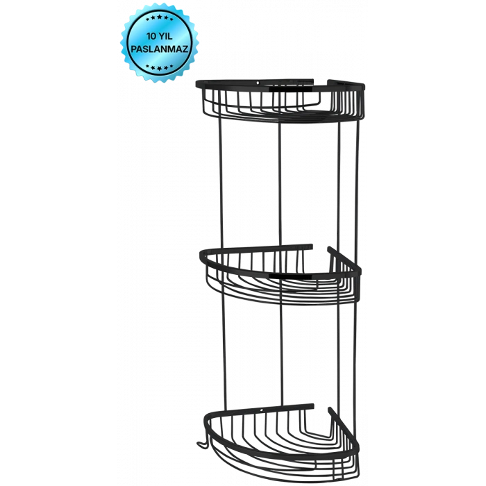 25-113 - DESTINA TRIPLE PORTE-ÉPONGE 19 * 19 CM CHROME