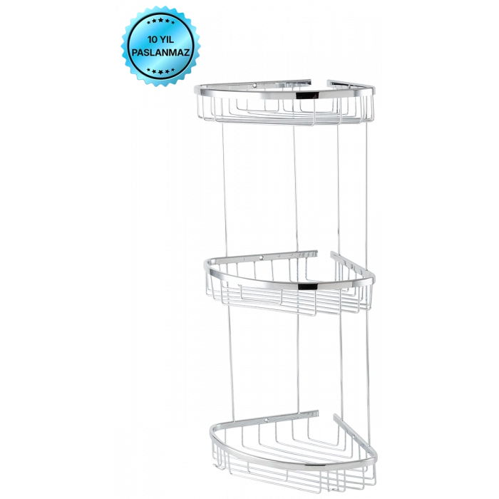 25-164 - ZERRIN TRIPLE OVALE PORTE-ÉPONGE 18 * 18CM SPÉCIAL LAMA