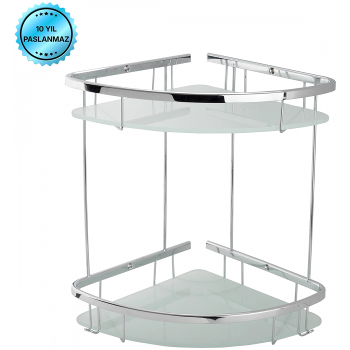 25-172 - KARMİNA CAMLI OVAL SÜNGERLİK İKİLİ 18*18