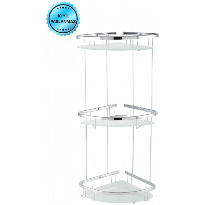 25-173 - KARMİNA CAMLI OVAL SÜNGERLİK ÜÇLÜ 18*18