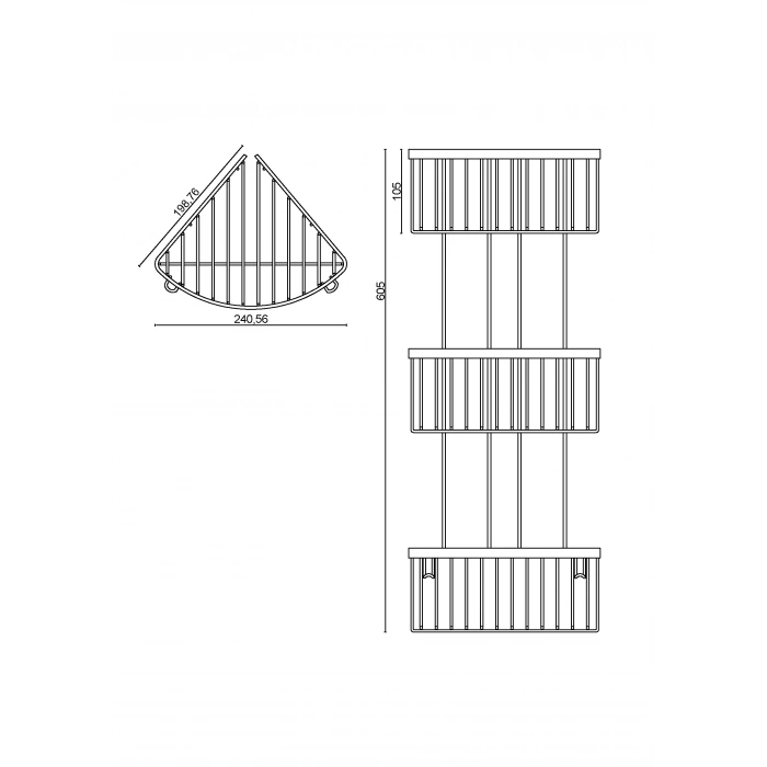 25-322 Üçlü Derin Süngerlik 19x19