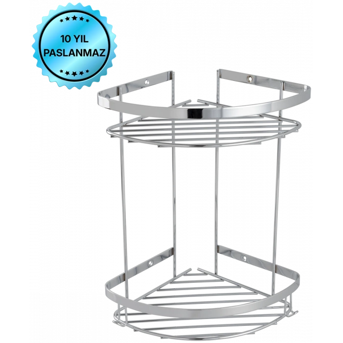 P10-002 Zerrin İkili Süngerlik 304 Paslanmaz