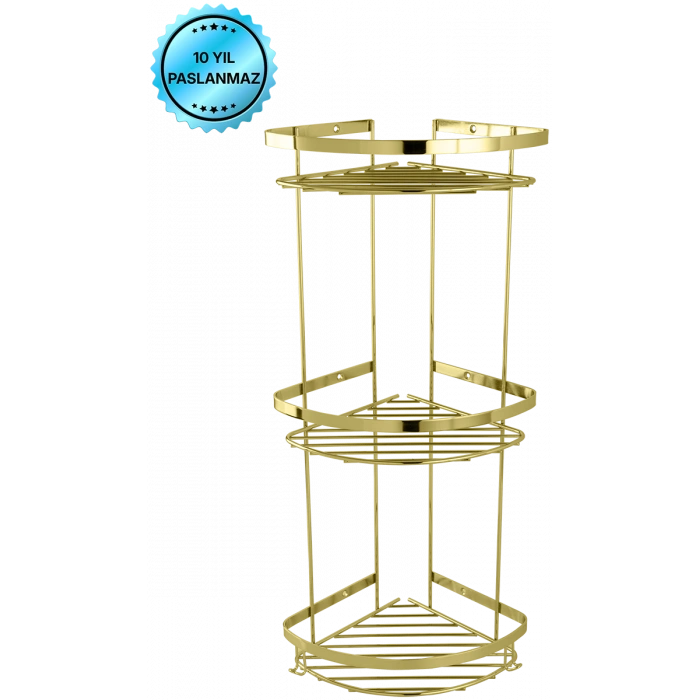 P10-003 Zerrin Üçlü Süngerlik 304 Paslanmaz