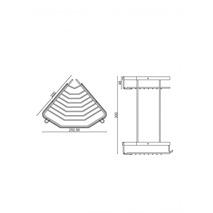 P10-020 Erpa İkili Süngerlik 304 Paslanmaz