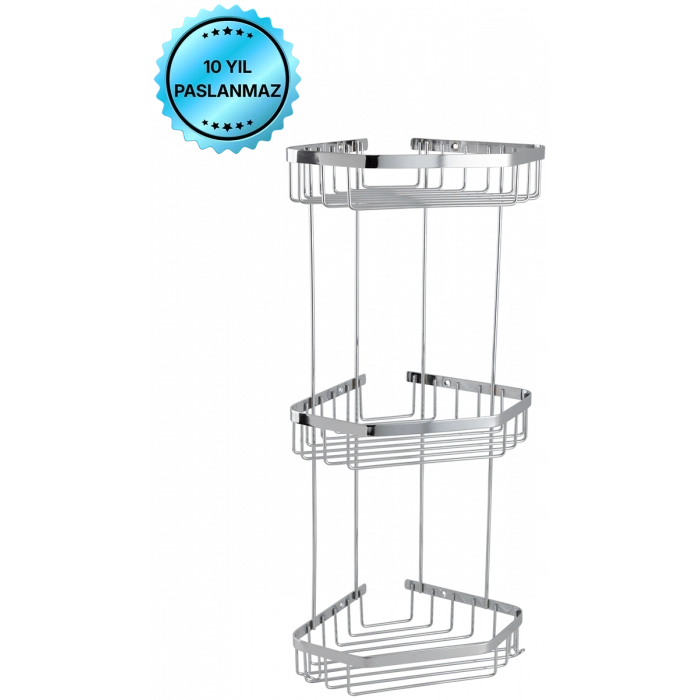 P10-021 Erpa Üçlü Süngerlik 304 Paslanmaz