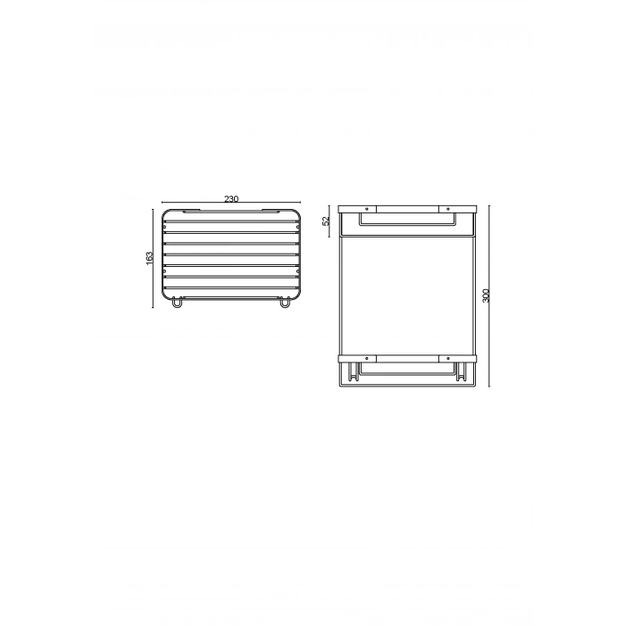 P10-029 Taci İkili Süngerlik 304 Paslanmaz