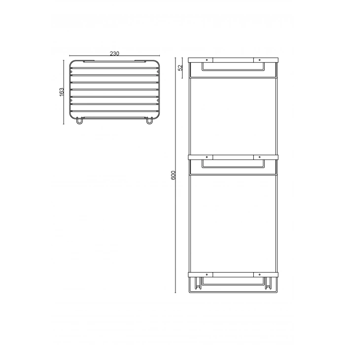P10-030 Taci Üçlü Süngerlik 304 Paslanmaz