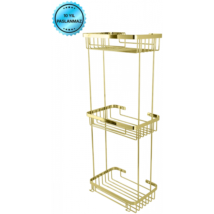 P10-030 Taci Üçlü Süngerlik 304 Paslanmaz