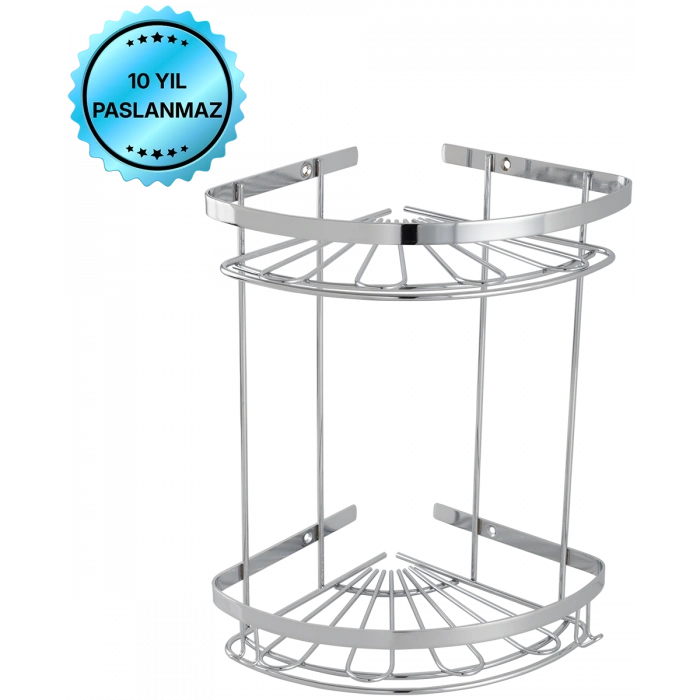 P10-041 Zirve İkili Süngerlik 304 Paslanmaz