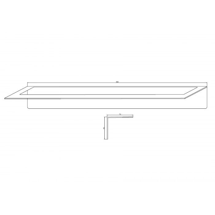 IR10-007 - IRMAK UZUN HAVLULUK 50 CM (YAPIŞKANLI)