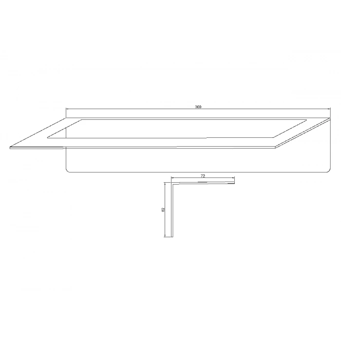 IR10-006 - IRMAK UZUN HAVLULUK 30 CM (YAPIŞKANLI)