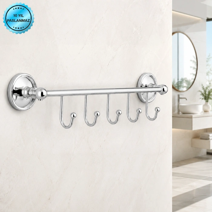 40-031 Çıkmalı Kanca Askılık Beşli