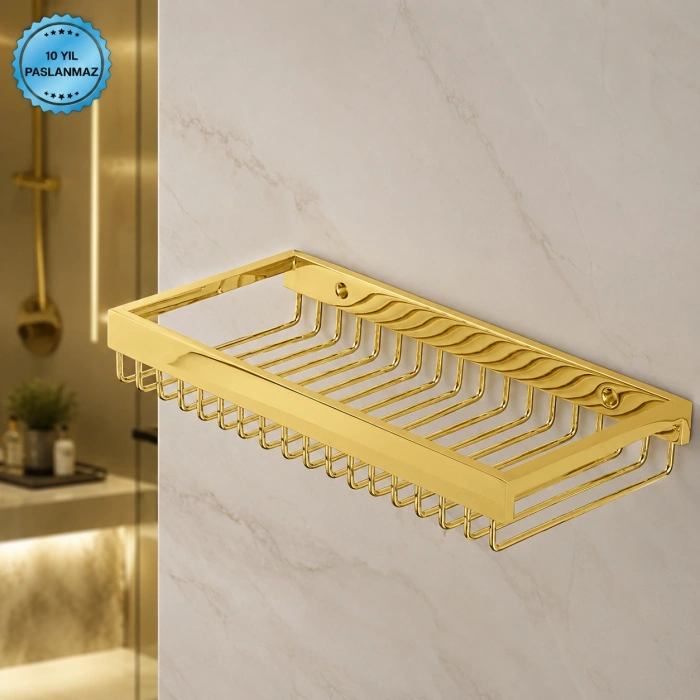 KU10-033 - LAMA SERİSİ ŞAMPUANLIK TEKLİ KROM 12X25